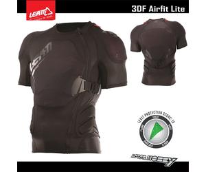 PETTORINA CROSS ENDURO MTB QUAD LEATT BODY TEE 3DF AIRFIT LITE TAGLIA L/XL