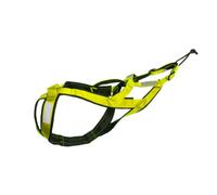 Pettorina da Traino con Linea Integrata , 3XL , Verde , Verde Fluorescente | Pannelli Riflettenti, Sezioni Imbottite, per Trazione