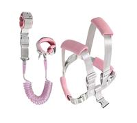 Pettorina e cinghie di sicurezza per bambini piccoli, e imbracatura per bambini piccoli - Cinghie 3 in 1 che brillano al buio, polsiera anti-smarrimento,Supporto per camminare per bambini