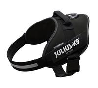 Pettorina Cane Julius K9 IDC Power Harnesses BLACK nera anello in acciaio