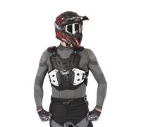 Leatt 4.5 Protettore toracico, nero, taglia 2XL