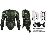 PETTORINA MOTO CROSS SCI MTB S M L XL XXL CORPETTO CODINO FLEX