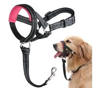 Pettorina per cani con morbida imbottitura, resistente, riflettente, per cani di taglia media e grande, pastore tedesco, labrador, guida all'allenamento inclusa