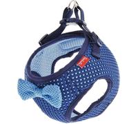 Pettorina per cani con papillon blu sul petto modello Breeze Ferribiella