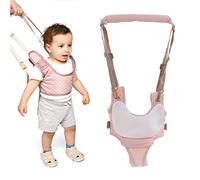 Pettorina per passeggiare il bambino, cintura portatile per bambini da 8 a 24 mesi (polvere di fiori di ciliegio, panno a rete)