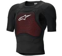 Pettorina protettiva a maniche corte Alpinestars Bionic Plasma LT nera-rossa-bianca M
