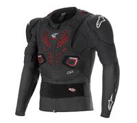 Pettorina protettiva Alpinestars Bionic Pro 3 Plasma nera-rossa-bianca XL