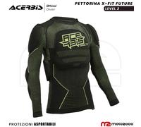 PETTORINA PROTEZIONE X FIT FUTURE LEVEL 2 NERO GIALLA INTIMO PROTETTIVO TG XXL