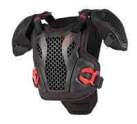 Alpinestars Bionic Action Armatura toracica giovanile, nero/rosso, Taglia S/M