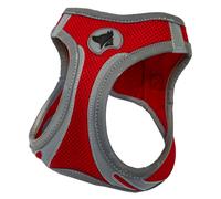 Pettorina Reflective Hiking Rossa con imbottitura interna per cani Hiking
