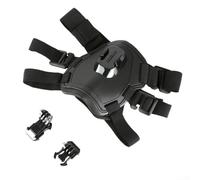 Pettorina regolabile per cani per action camera con doppio fissaggio e morbido gilet in ABS per stabilità e comfort