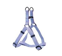Pettorina triangolare per cani: vestibilità comoda, materiale resistente, design ergonomico; ideale per passeggiate, allenamento e sicurezza.