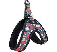 Pettorina Triangolo per Cani Taglia Media - Taglia M2-20,5 x 19,5 x 5 cm - Modello Mosaico - Molto Resistente e Comodo - Riduce gli Strattoni - Accessori per Cani - Consentida