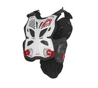 Pettorina Uomo Alpinestars A-10 Chest Protector Cross Enduro Livello 2 Bianco