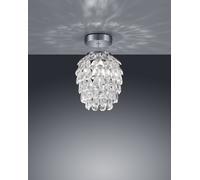 PETTY LAMPADARIO DA SOFFITTO GEMME TRASPARENTI D.20CM 1 LUCE ATTACCO E14