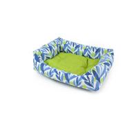 PetUp Cuccia Relax con cuscino rimovibile - Blu e verde: 45x60 cm - Cucce per cani da interno - 1° ORDINE? scegli lo sconto BZR5 / BZR20 + 200 punti fedeltà blu