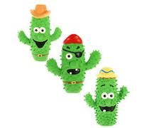 PetUp Joy gioco per cani con squeaker Cactus con punte per denti e gengive Misura 14 cm Soggetti assortiti - 1° ORDINE? scegli lo sconto BZR5 / BZR20 + 200 punti fedeltà