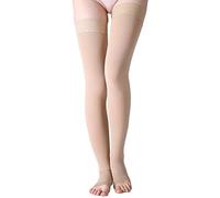 Petyoung Calze Autoreggenti a Coscia Alta 23-32 mmHg Sostegno Alleviate Prevenire la vena varicosa (Color : Skin, Size : XXL)