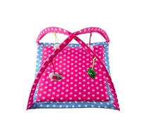 Petyoung Divertente Tappeto Giocattolo Gatto, Tappetino Pieghevole con Palline Giocattolo appese, utilizzato per Gli Sport Gattini per Aiutare i Gatti a Rimanere Attivi Durante l'esercizio Fisico