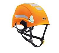 Petzl Strato Casco Hi-Viz Taglia 53-63 cm, Arancione (Taglia Unica)