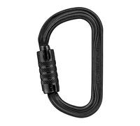Petzl Vulcan Moschettone Asimmetrico Triact-Lock, Nero (INT)