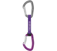 Rinvio con fettuccia express Petzl Djinn Axess 11 cm lilla