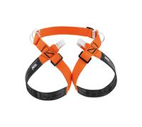 Petzl - Imbracatura da speleologia - Superavanti Nero - Taglia M - Arancione