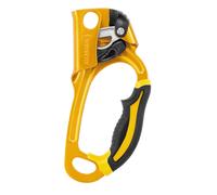 Petzl - Impugnature - Ascension in Alluminio - Taglia Sinistra - Giallo