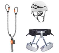 PETZL Kit Via Ferrata Vertigo - Unisex - Grigio / Bianco / Arancione - Taglia 2- modello 2025