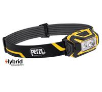 Petzl Aria 2 R Lampada Frontale 600 Lumen, Nero/Giallo