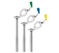 PETZL Laser Speed Grigio, Viti per ghiaccio, Misura 13 cm - Colore Argento - Giallo