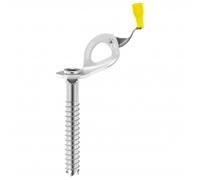 PETZL Laser Speed Grigio, Viti per ghiaccio, Misura 13 cm - Colore Argento - Giallo