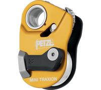 Petzl, Mini Traxion, Carrucola Bloccante Imperdibile E Compatta Ad Alto Rendimento, Giallo/Nero, U, Adulto Unisex