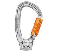 Petzl carrucola moschettone Rollclip Z Metallico Twist-Lock