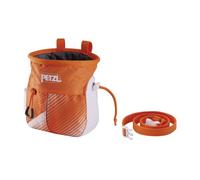 Petzl Sakapoche - portamagnesite Orange/White unisex Recycled Polyester,Recycled Polyamide