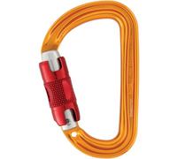PETZL, Moschettone Sm'D TWIST LOCK, Unisex, Yellow, Forma a D, Apertura 20mm