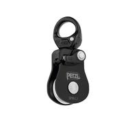 PETZL Spin L1, Carrucola Semplice Ad Altissimo Rendimento con Girello Unisex Adulto, Nero, Taglia Unica