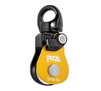 Petzl Spin S1 Carrucola Semplice con Girello, Giallo