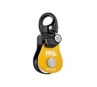 Petzl Spin S1 Carrucola Semplice con Girello, Giallo
