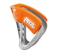 Bloccante Petzl Tibloc arancione argentato