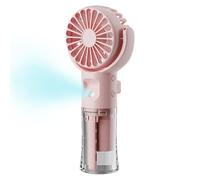 Peufcmi Acqua Mister Fan, Mini Ventilatore Portatile, 4 Marcia Ventilatore Ricaricabile USB, Ventola Spray Per Portatile Con Serbatoio D'acqua Incorporato Per Esterno, Spiaggia, Campeggio
