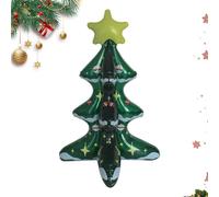 Peufcmi Albero di Natale esplosivo | Palloncino a forma di albero di Natale | Ornamento anti-perdite per feste invernali, feste, palcoscenico, giardino, patio, cortile, prato