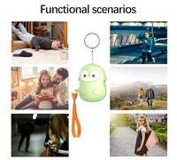 Peufcmi Allarme Personale - Anello Di Sicurezza Con Design Di Animali | Portachiavi Per La Sicurezza,Per Viaggi, Attività Notturne, Corsa, Campeggio, Appartamento E Casa