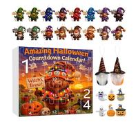 Peufcmi Decorazione Per Il Conto Alla Rovescia Di Halloween,Scatola Del Conto Alla Rovescia Di Halloween Con Pendente In Acrilico 2D - Per Decorazione Casa E Scena,Per Zaino Cartella Astuccio