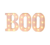 Peufcmi Lettere Luminose a Led,Decorazioni Halloween Luci per Interni - Lampada LED Impermeabile per Casa Camera da Letto Cucina