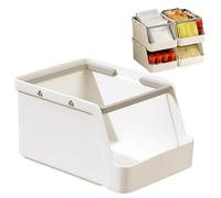 Peufcmi Organizzatore Per La Conservazione Delle Bustine Di Tè,Contenitore Per Bustine Di Zucchero Per L'Organizzazione Della Cucina,Organizzatore per Stazione del Tè - Per Cosmetici, Trucco,