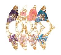 Peufcmi Reggi Pagine Per La Lettura | 4 Pezzi Per Lettori Segnalibro In Resina A - Segnalibro Fatto A Mano Da Pollice | per Donne Lettrici Appassionate Insegnanti Bibliotecarie a Casa Scuola