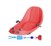 Peufcmi Slitte Per La Neve,Sport Invernale Adatto a Famiglie - Slittino per Bambini con Freno Incorporato | Per l'Utilizzo In Inverno Su Colline Innevate Nei Parchi Cortili E Aree Giochi Per Bambini