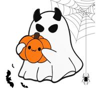 Peufcmi Spille a forma di fantasma di Halloween, graziose spille da bavero da donna, accessori delicati per cappelli, camicie, borse, abiti, giacche, zaini, jeans, abiti, Refer to description,