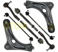 PEUGEOT 1007 KIT BRACCI DI SOSPENSIONE ASTA BIELLETTA TESTINA STERZO ANT 8 PZ